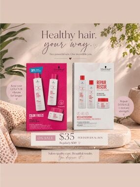 Schwarzkopf BC Bonacure Color Freeze & Repair Rescue Box Sets